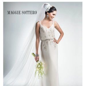 New, unworn Maggie Sottero Gemma Wedding Gown $750